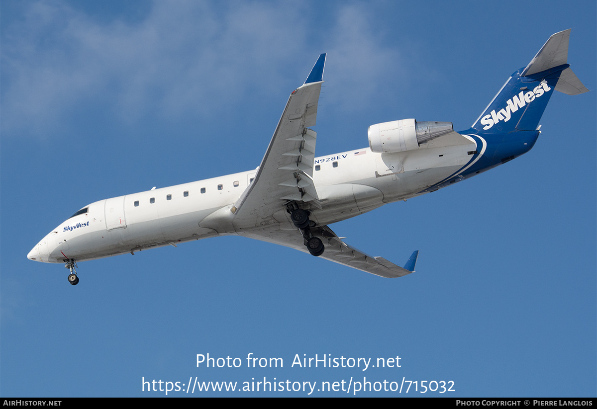 Aircraft Photo of N928EV | Bombardier CRJ-200ER (CL-600-2B19) | SkyWest Airlines | AirHistory.net #715032