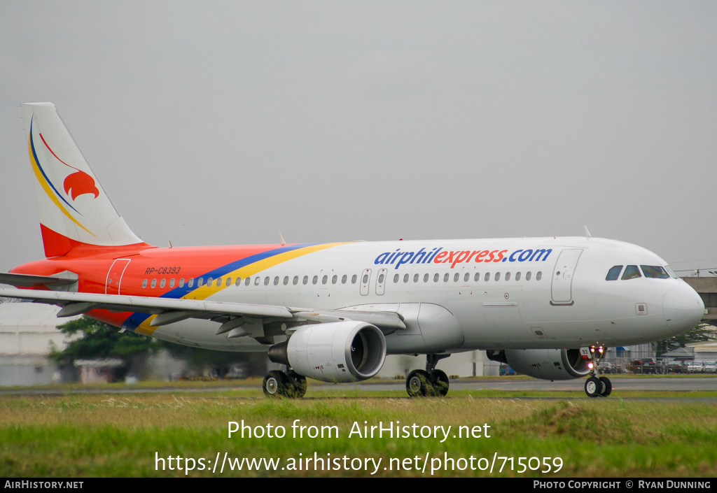 Aircraft Photo of RP-C8393 | Airbus A320-214 | Airphil Express | AirHistory.net #715059