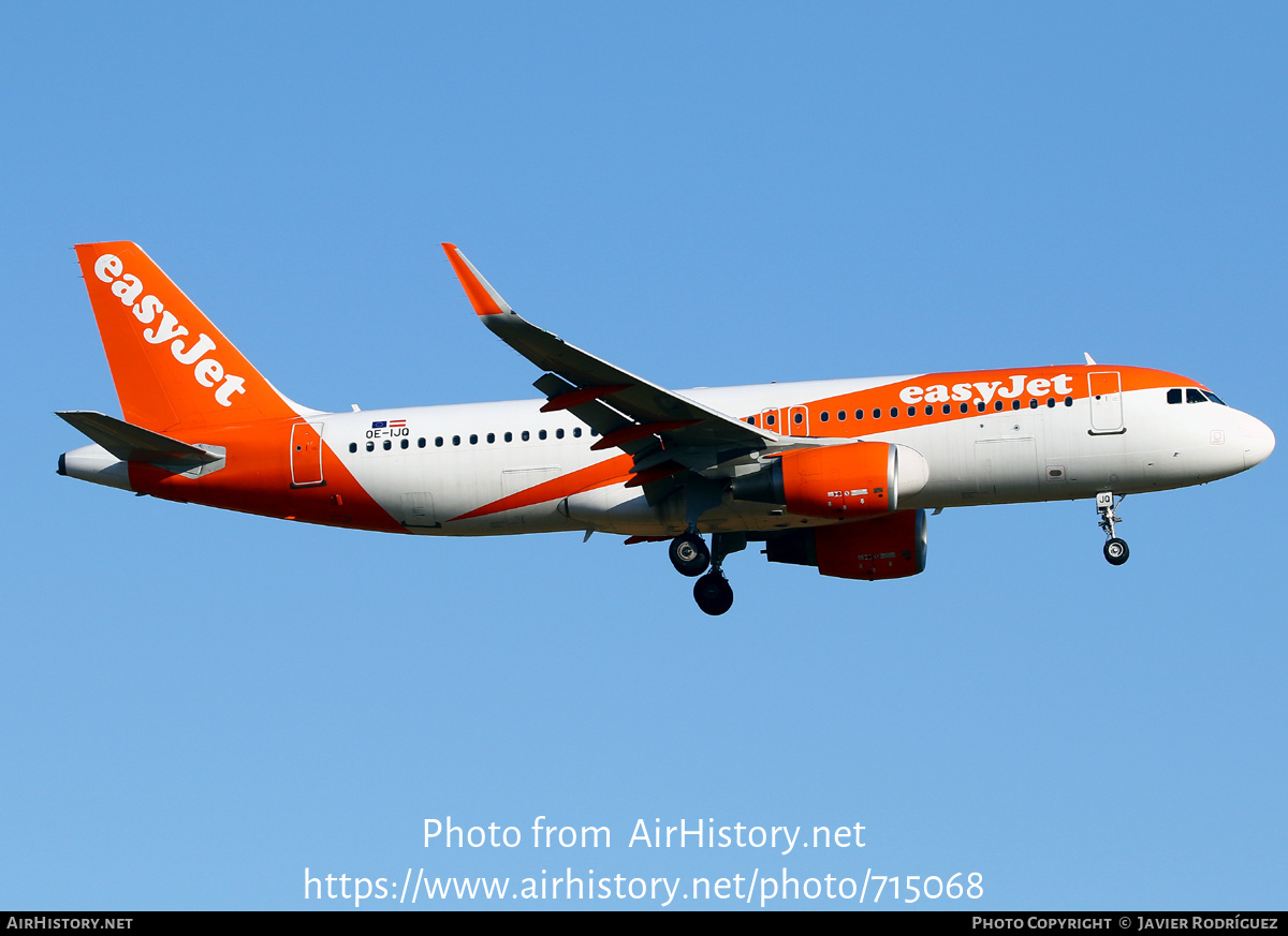 Aircraft Photo of OE-IJQ | Airbus A320-214 | EasyJet | AirHistory.net #715068