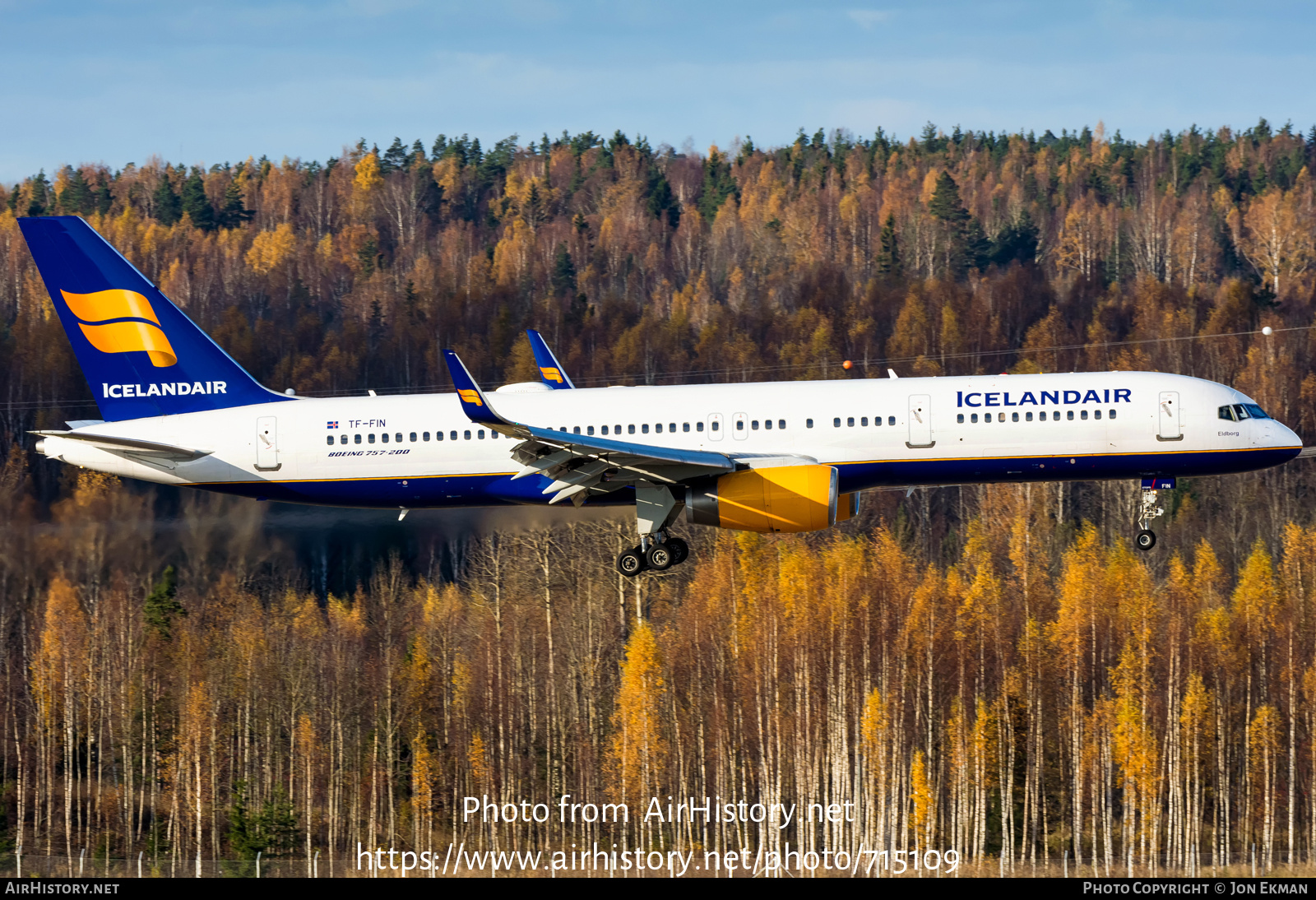 Aircraft Photo of TF-FIN | Boeing 757-208 | Icelandair | AirHistory.net #715109