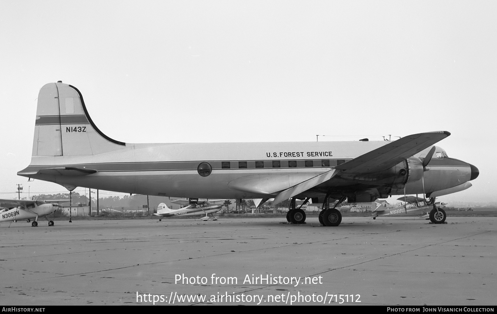 Aircraft Photo of N143Z | Douglas C-54D Skymaster | US Forest Service - USFS | AirHistory.net #715112