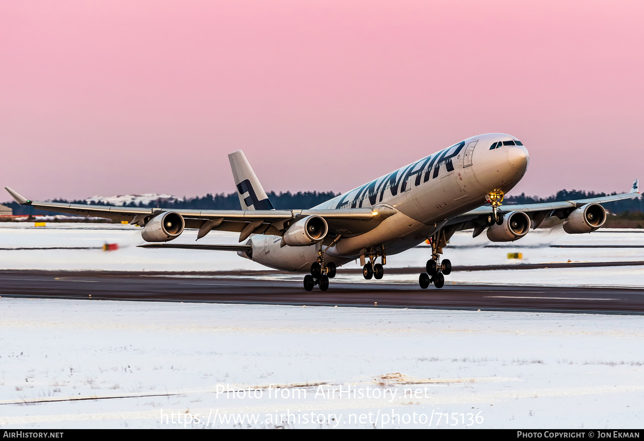 Aircraft Photo of OH-LQC | Airbus A340-313 | Finnair | AirHistory.net #715136