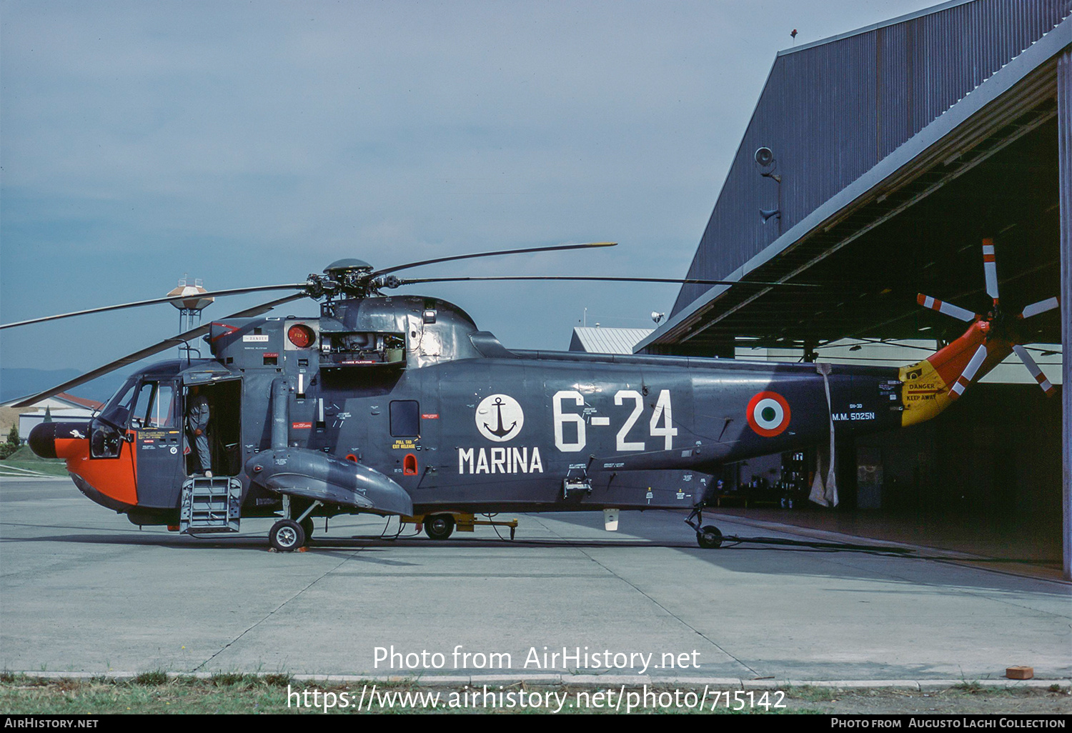 Aircraft Photo of MM5025N | Agusta SH-3D Sea King (AS-61) | Italy - Navy | AirHistory.net #715142