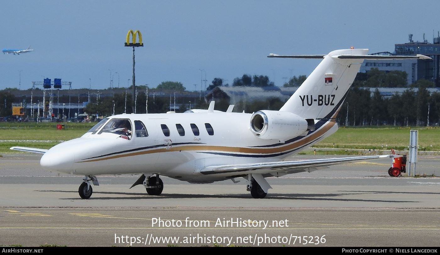 Aircraft Photo of YU-BUZ | Cessna 525 CitationJet | AirHistory.net #715236