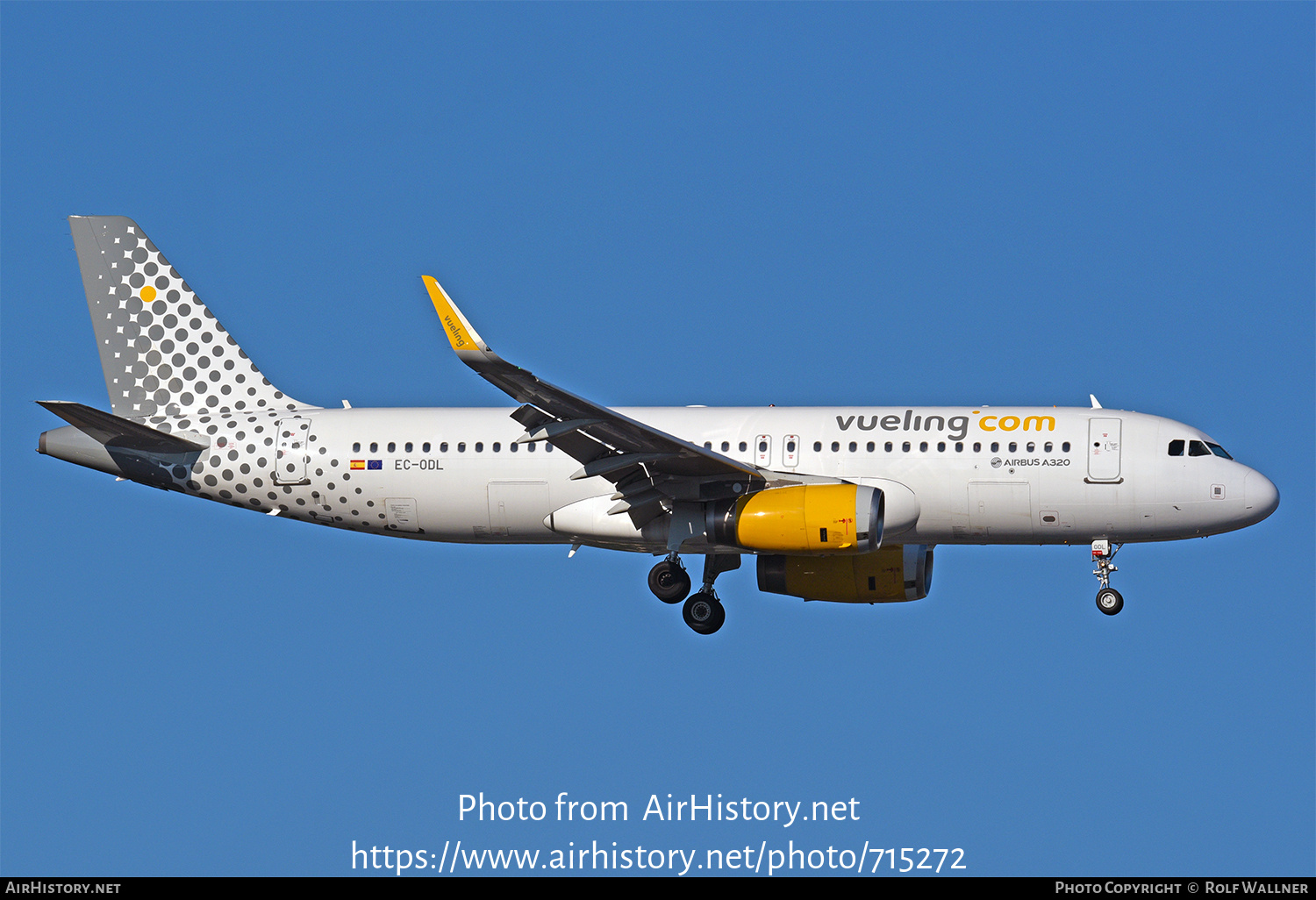 Aircraft Photo of EC-ODL | Airbus A320-232 | Vueling Airlines | AirHistory.net #715272