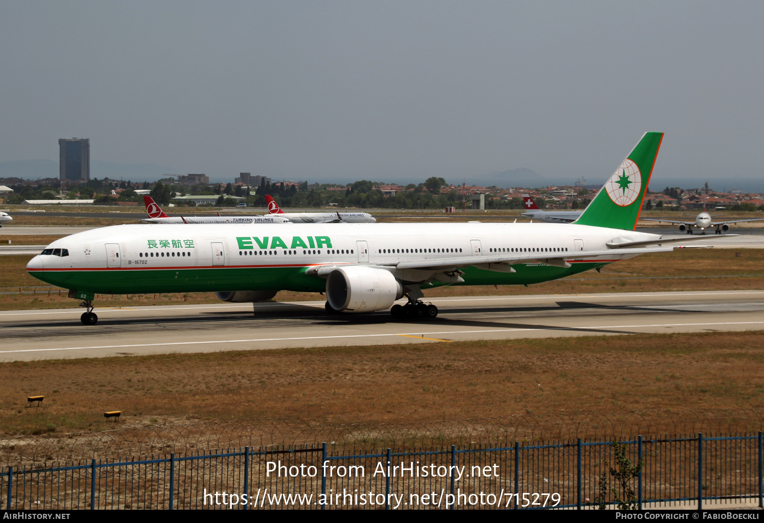 Aircraft Photo of B-16702 | Boeing 777-35E/ER | EVA Air | AirHistory.net #715279