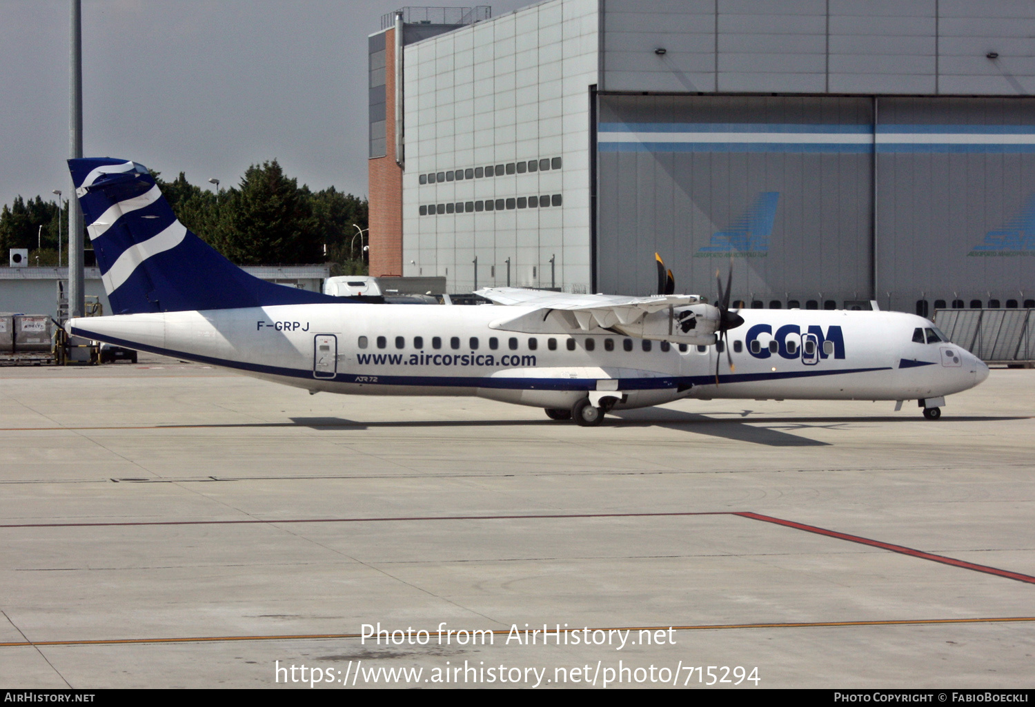 Aircraft Photo of F-GRPJ | ATR ATR-72-500 (ATR-72-212A) | CCM Airlines - Compagnie Corse Méditerranée | AirHistory.net #715294