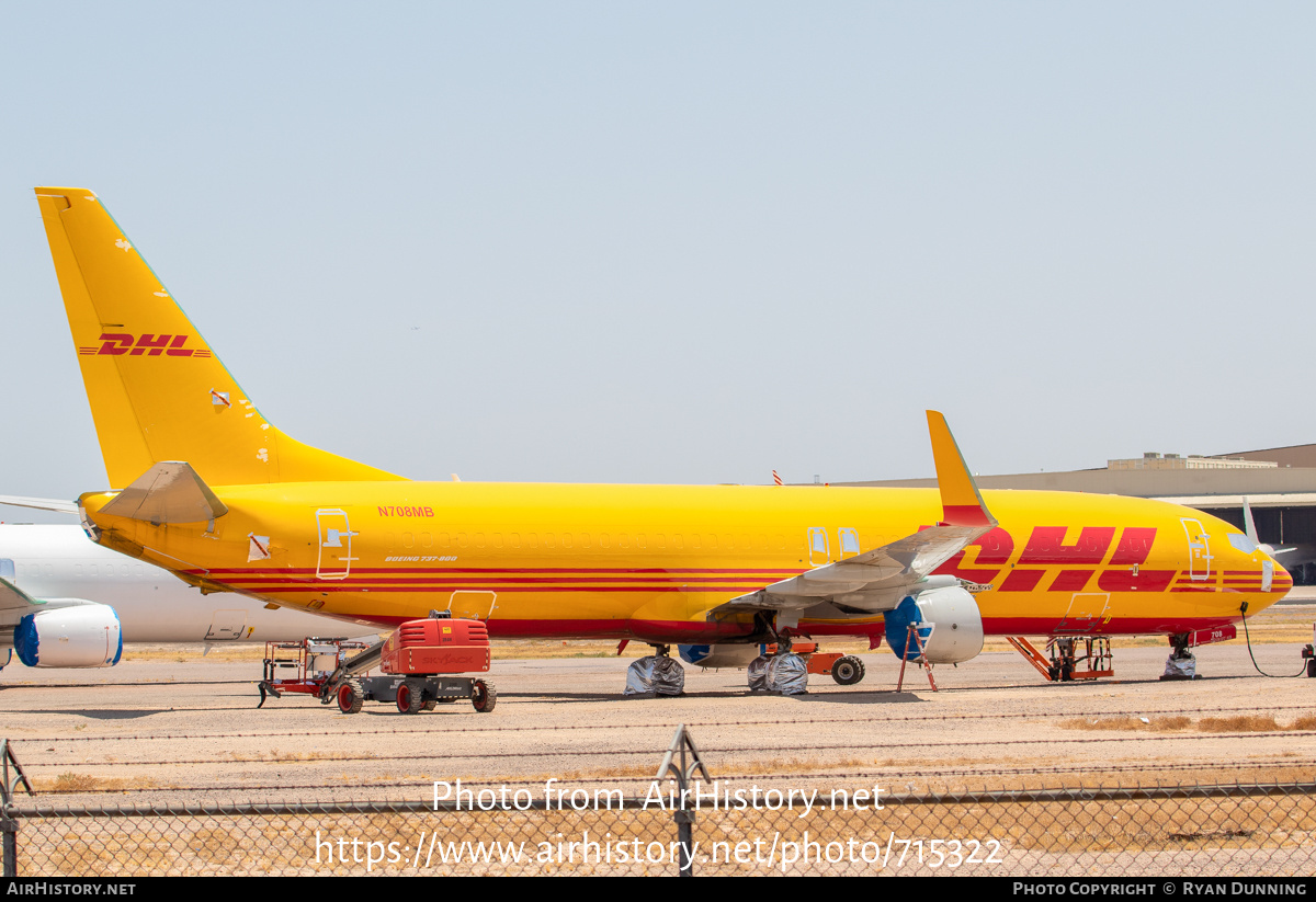 Aircraft Photo of N708MB | Boeing 737-86J(SF) | DHL International | AirHistory.net #715322