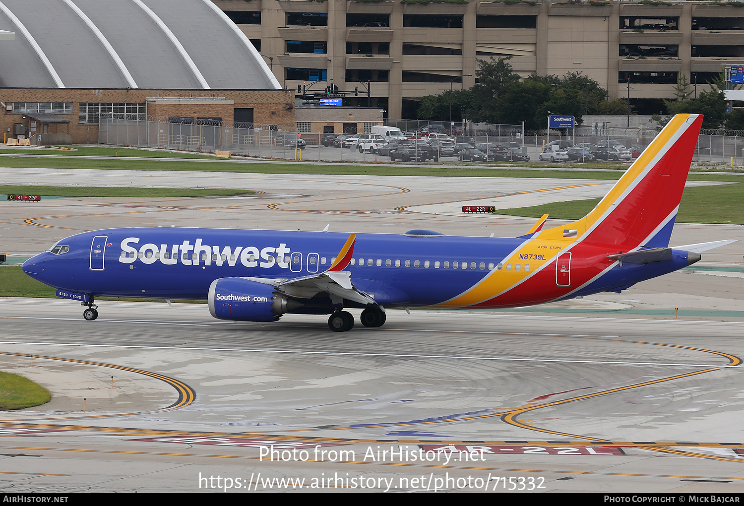 Aircraft Photo of N8739L | Boeing 737-8 Max 8 | Southwest Airlines | AirHistory.net #715332