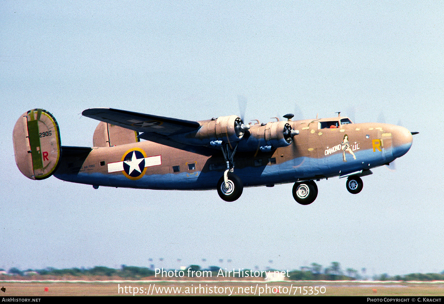 Aircraft Photo of N12905 / 40-2366 | Consolidated B-24A Liberator | Confederate Air Force | USA - Air Force | AirHistory.net #715350