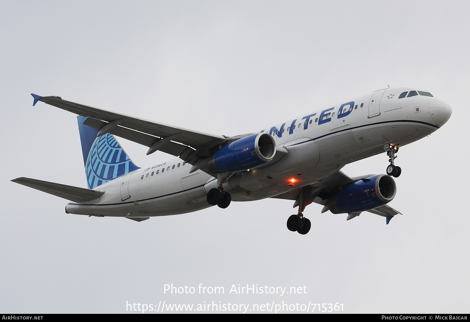 Aircraft Photo of N496UA | Airbus A320-232 | United Airlines | AirHistory.net #715361