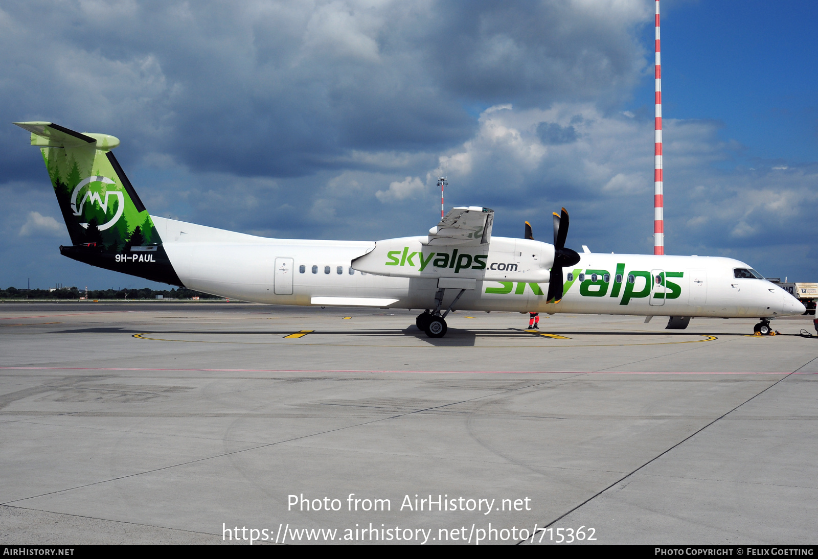 Aircraft Photo of 9H-PAUL | Bombardier DHC-8-402 Dash 8 | SkyAlps | AirHistory.net #715362