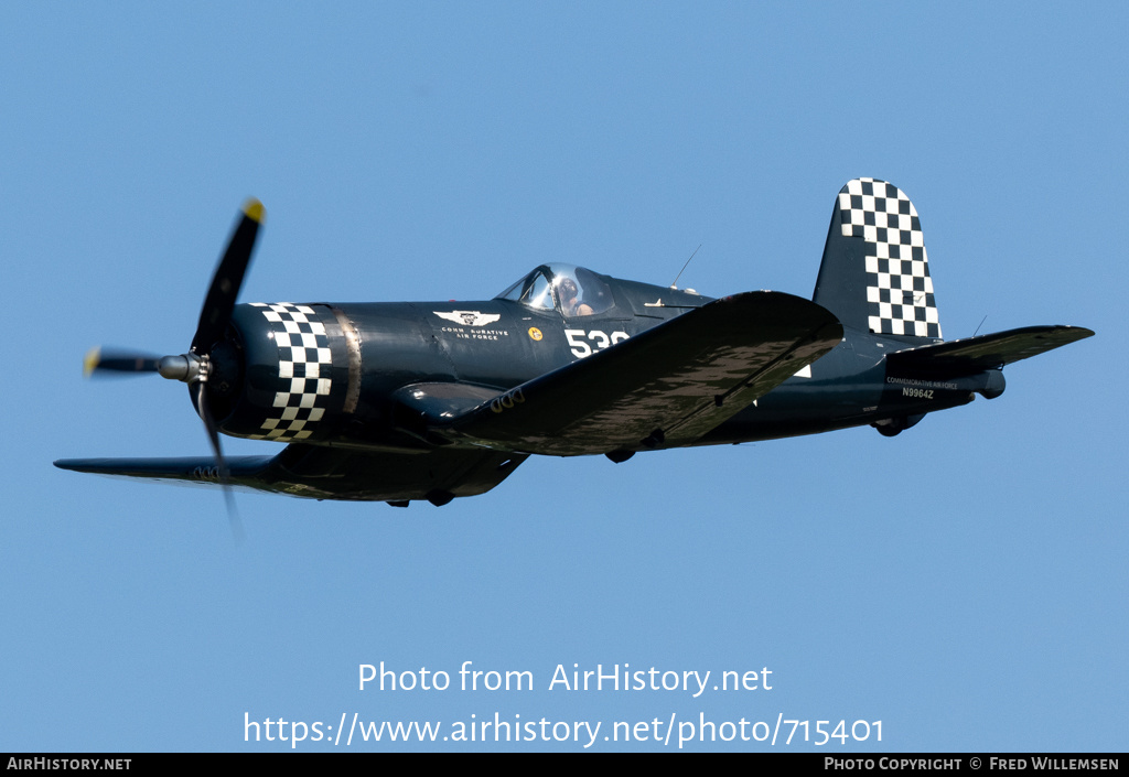 Aircraft Photo of N9964Z / 92468 | Vought FG-1D Corsair | Commemorative Air Force | USA - Navy | AirHistory.net #715401