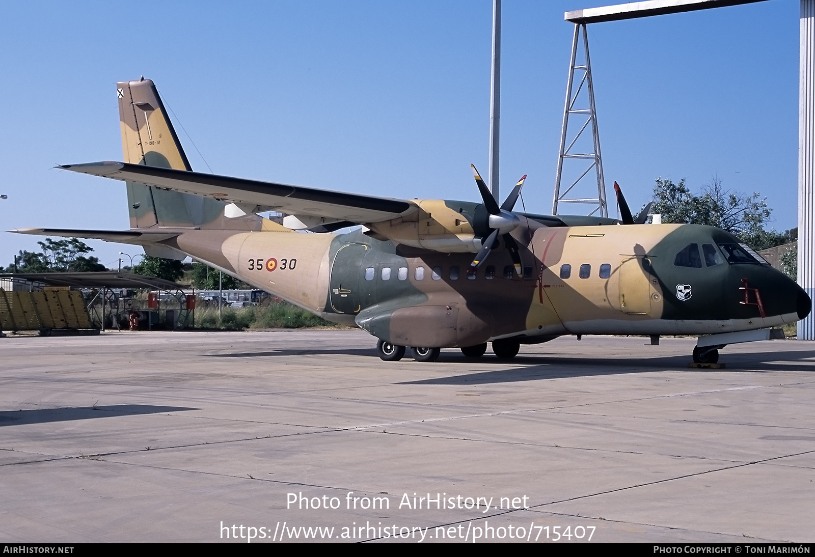 Aircraft Photo of T19B-12 | CASA/IPTN CN235M-100 | Spain - Air Force | AirHistory.net #715407