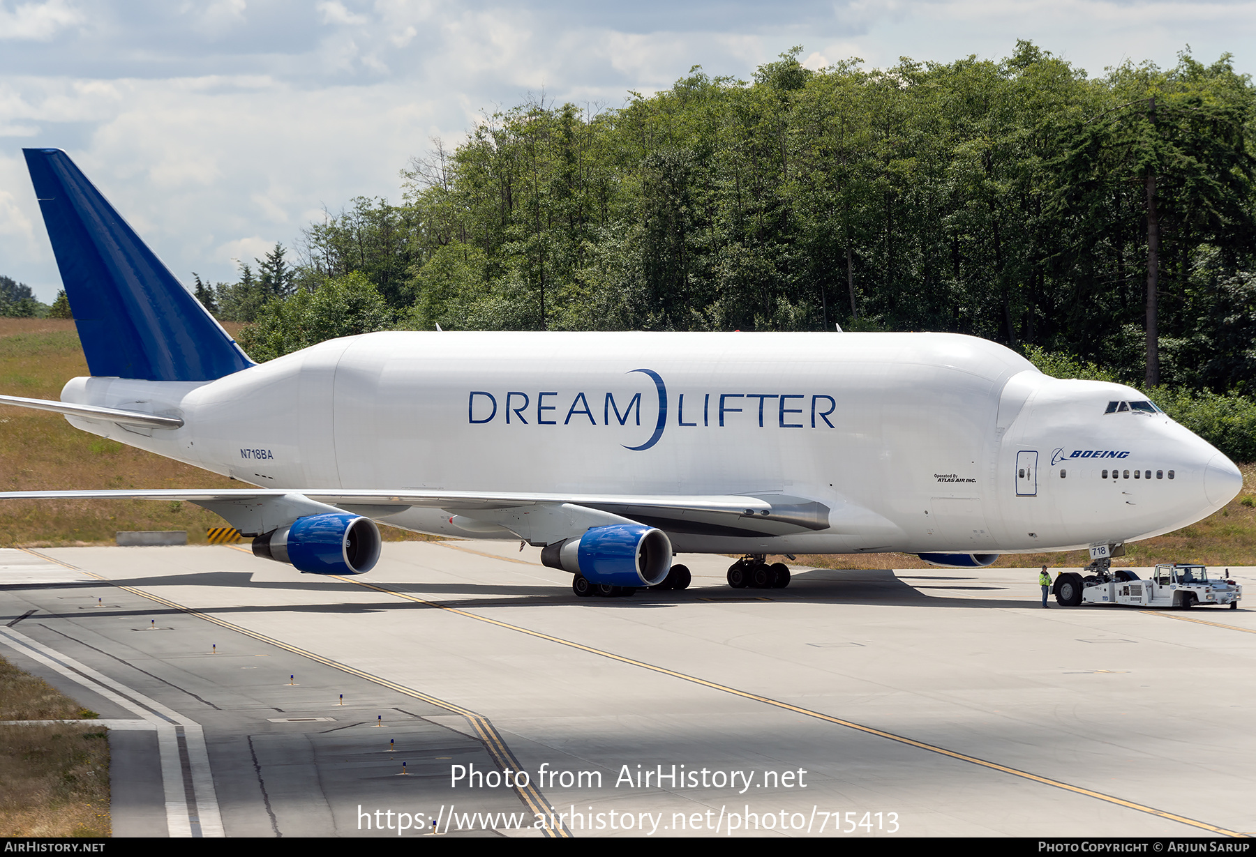 Aircraft Photo of N718BA | Boeing 747-4H6(LCF) Dreamlifter | Boeing | AirHistory.net #715413