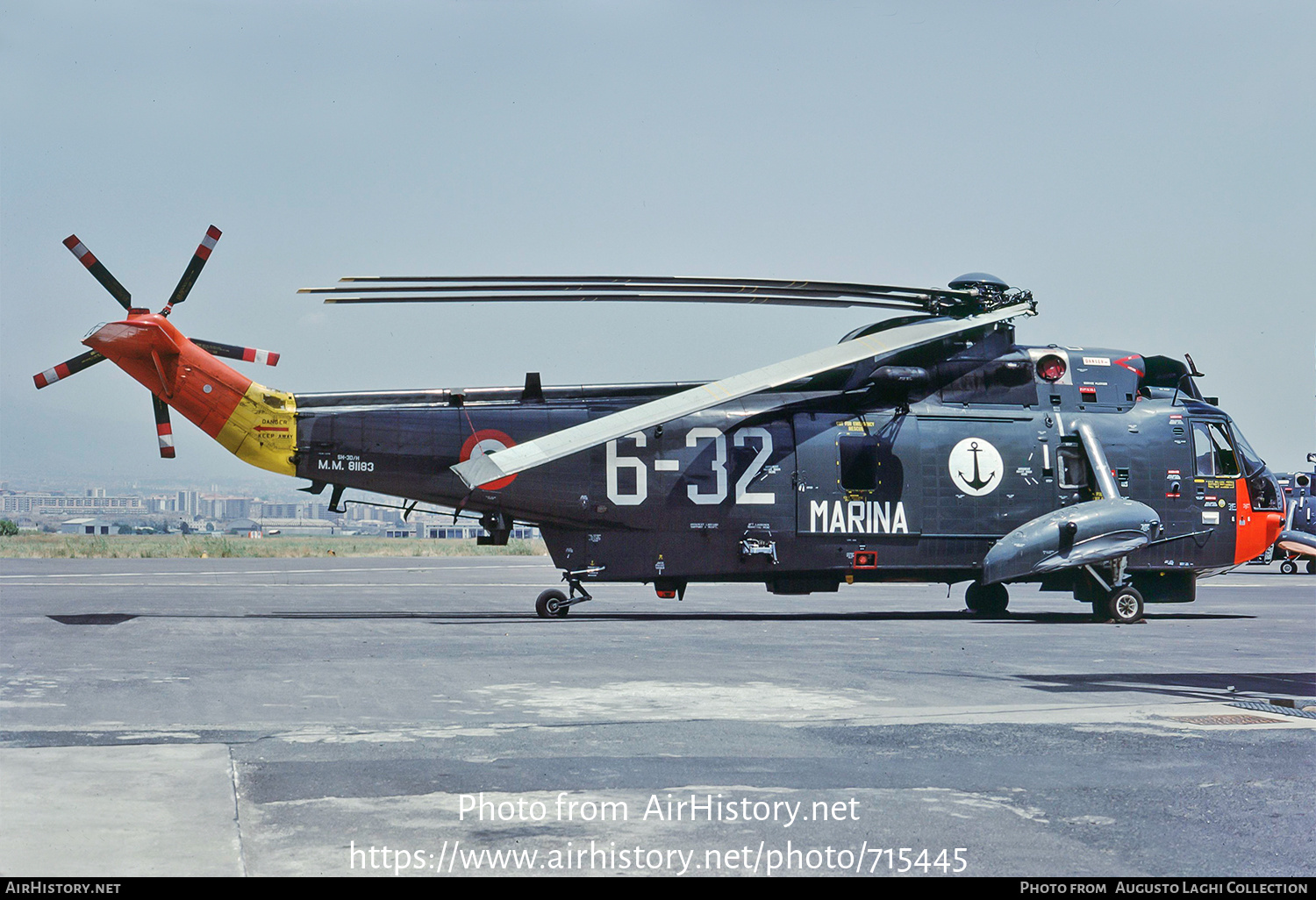 Aircraft Photo of MM81183 | Agusta SH-3D Sea King (AS-61) | Italy - Navy | AirHistory.net #715445