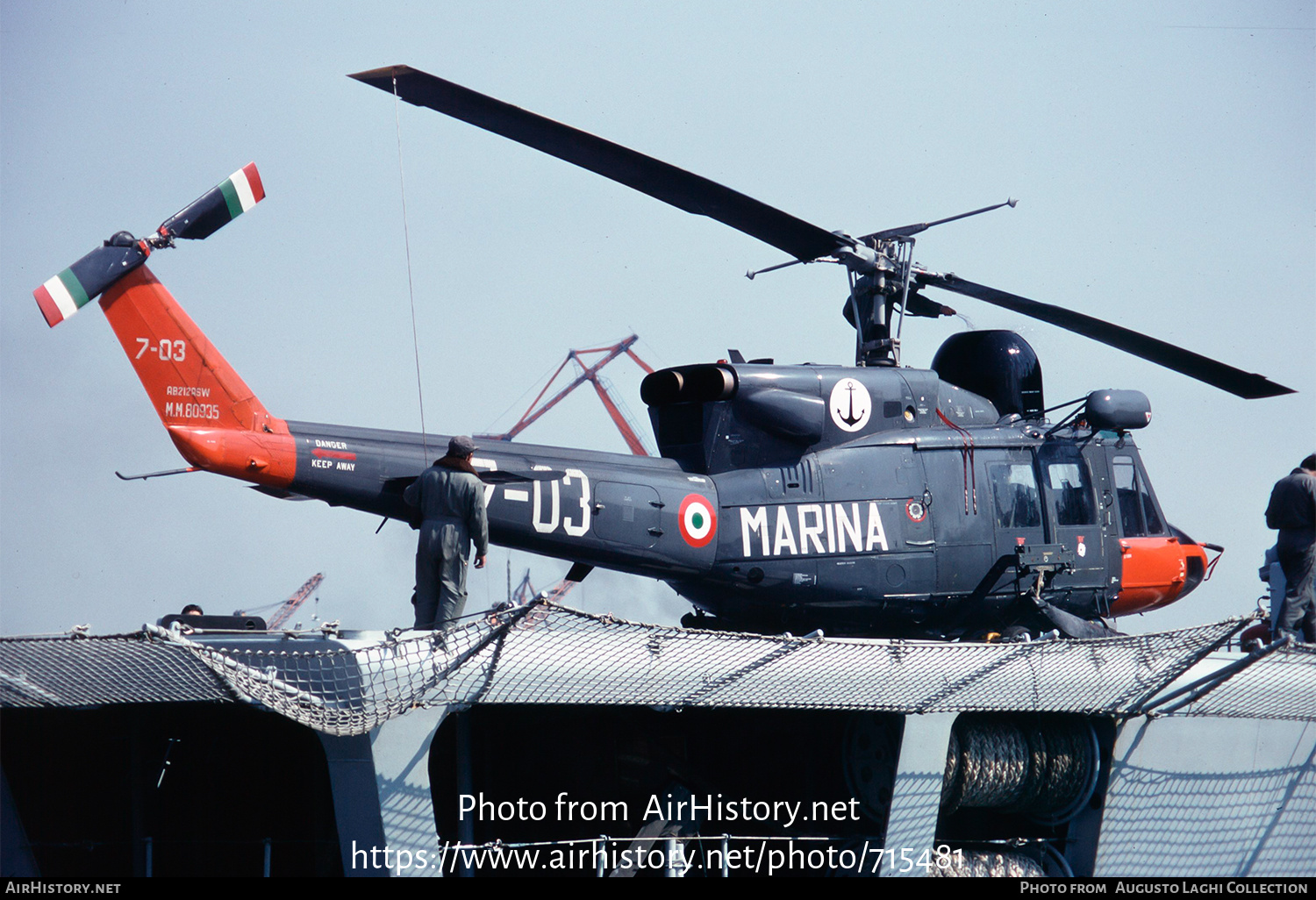 Aircraft Photo of MM80935 | Agusta AB-212ASW | Italy - Navy | AirHistory.net #715481