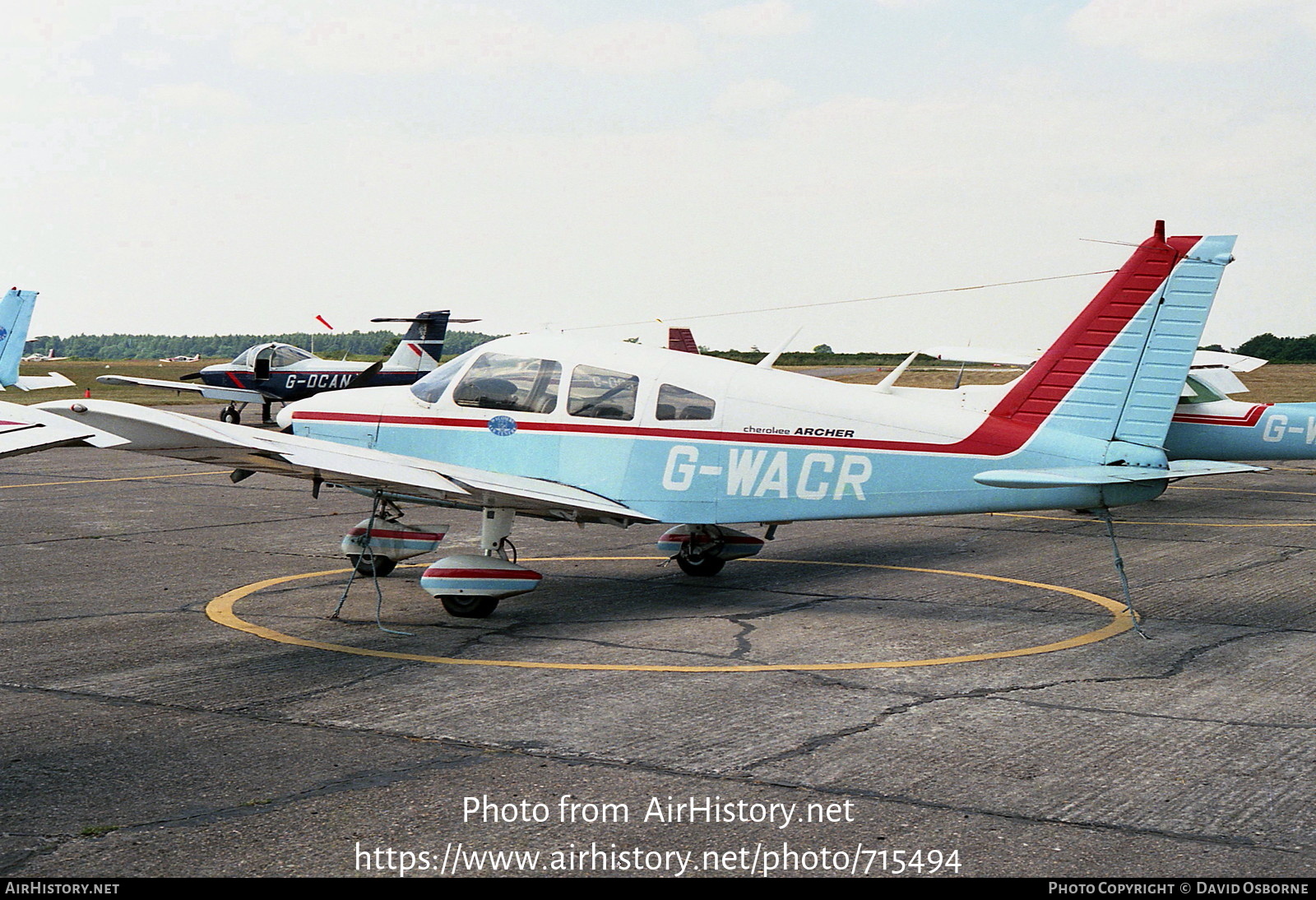 Aircraft Photo of G-WACR | Piper PA-28-180 Cherokee Archer | Wycombe Air Centre | AirHistory.net #715494