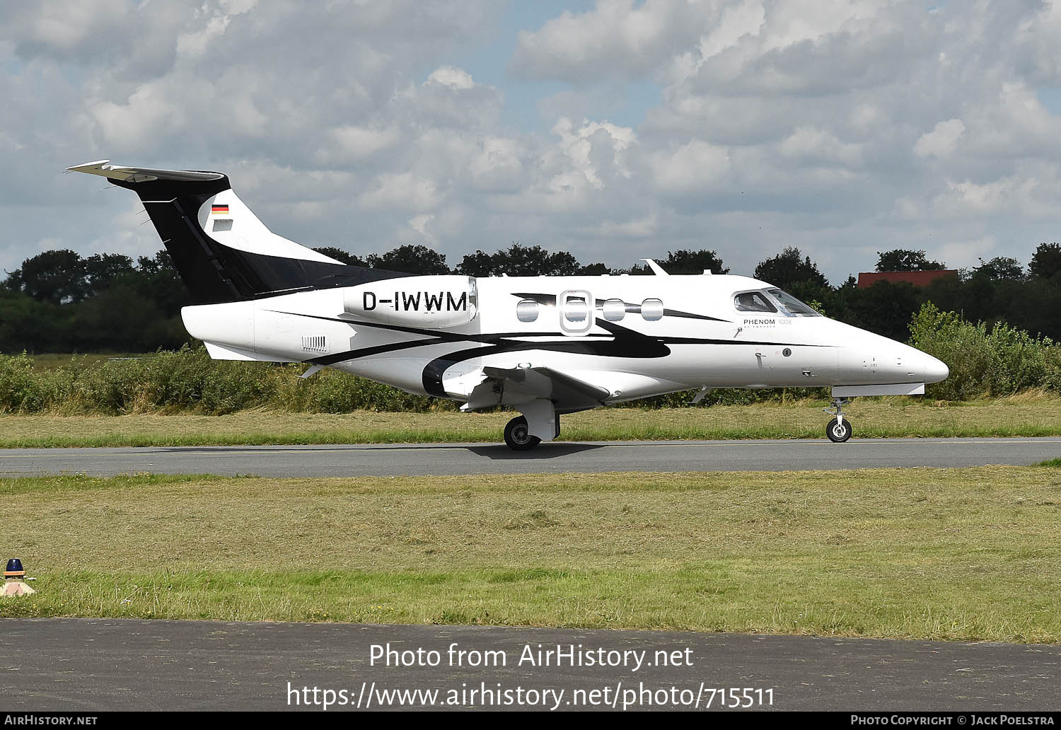 Aircraft Photo of D-IWWM | Embraer EMB-500 Phenom 100E | AirHistory.net #715511