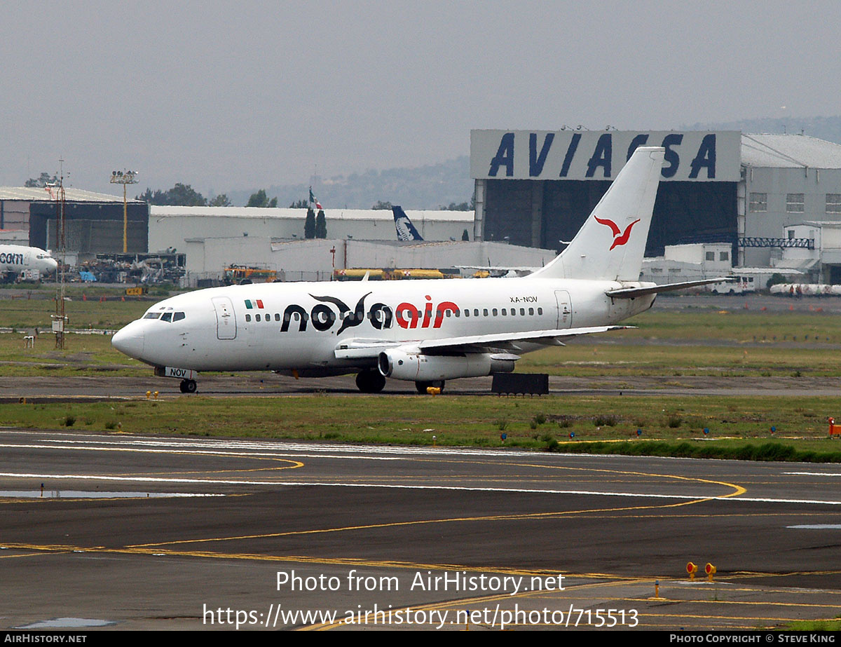 Aircraft Photo of XA-NOV | Boeing 737-247 | Nova Air | AirHistory.net #715513