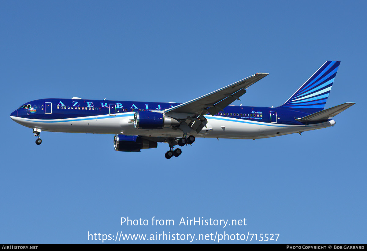 Aircraft Photo of 4K-A101 | Boeing 767-32L/ER | Azerbaijan Government | AirHistory.net #715527