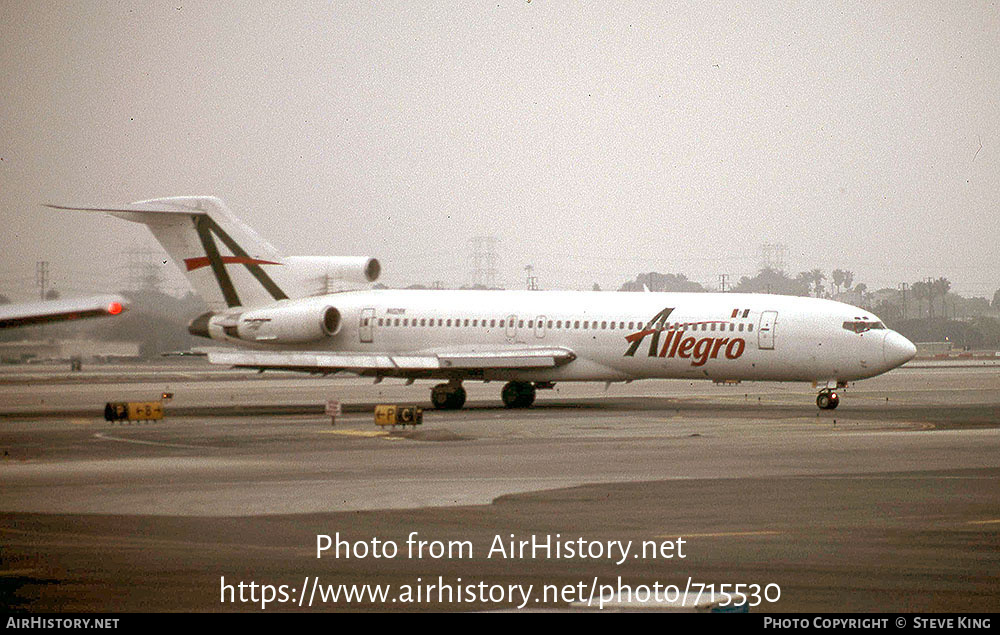 Aircraft Photo of N102RK | Boeing 727-2A1/Adv | Allegro Air | AirHistory.net #715530