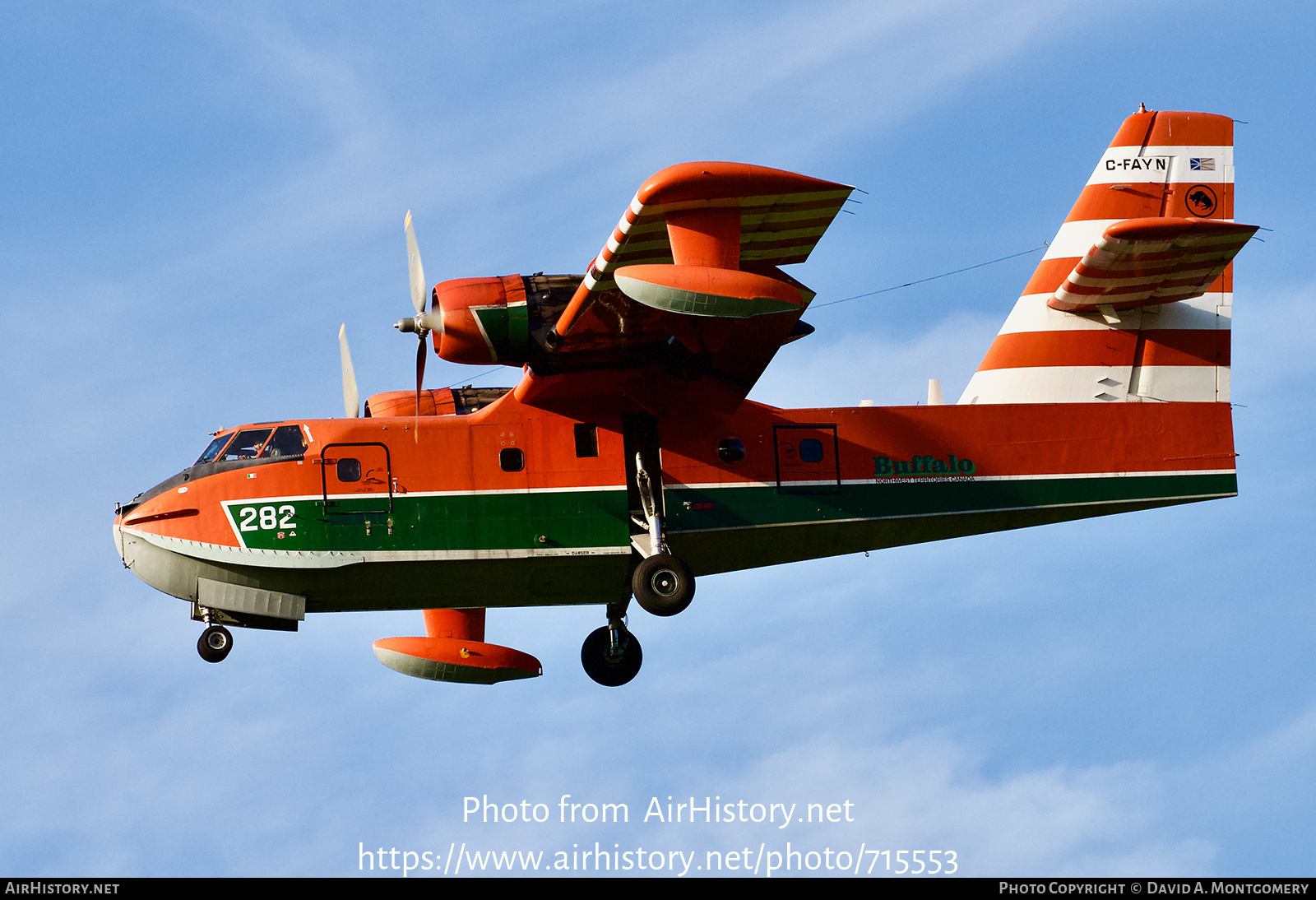 Aircraft Photo of C-FAYN | Canadair CL-215-V (CL-215-1A10) | Buffalo Airways | AirHistory.net #715553