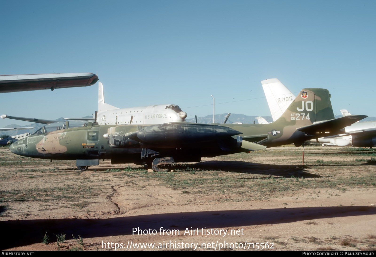 Aircraft Photo of 55-4274 / AF55-274 | Martin B-57E Canberra | USA - Air Force | AirHistory.net #715562