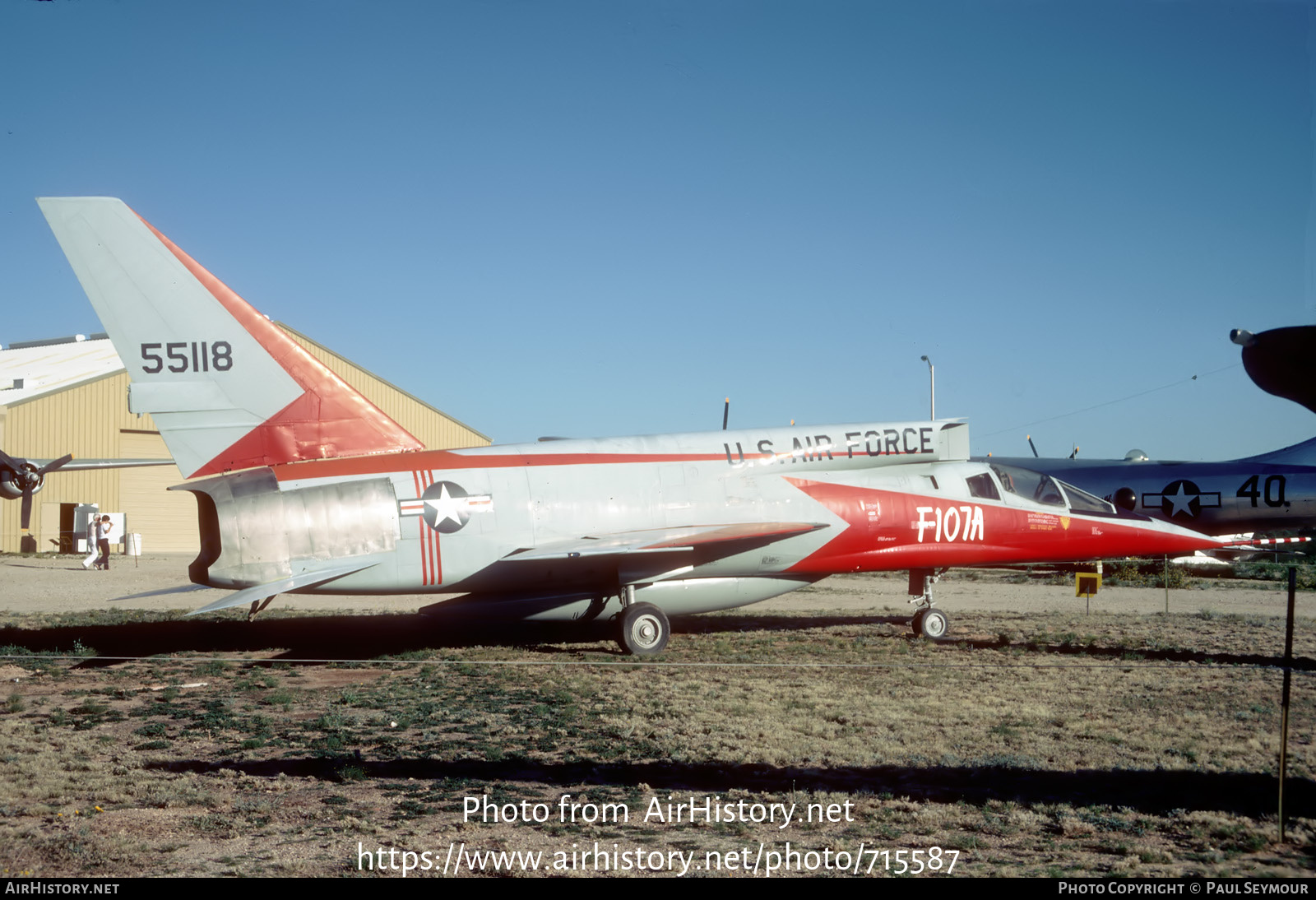 Aircraft Photo of 55-5118 / 55118 | North American F-107A | USA - Air Force | AirHistory.net #715587