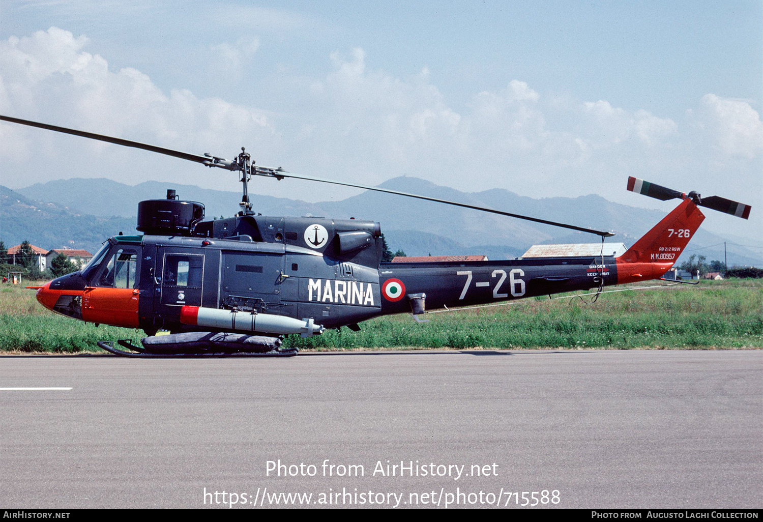 Aircraft Photo of MM80957 | Agusta AB-212ASW | Italy - Navy | AirHistory.net #715588