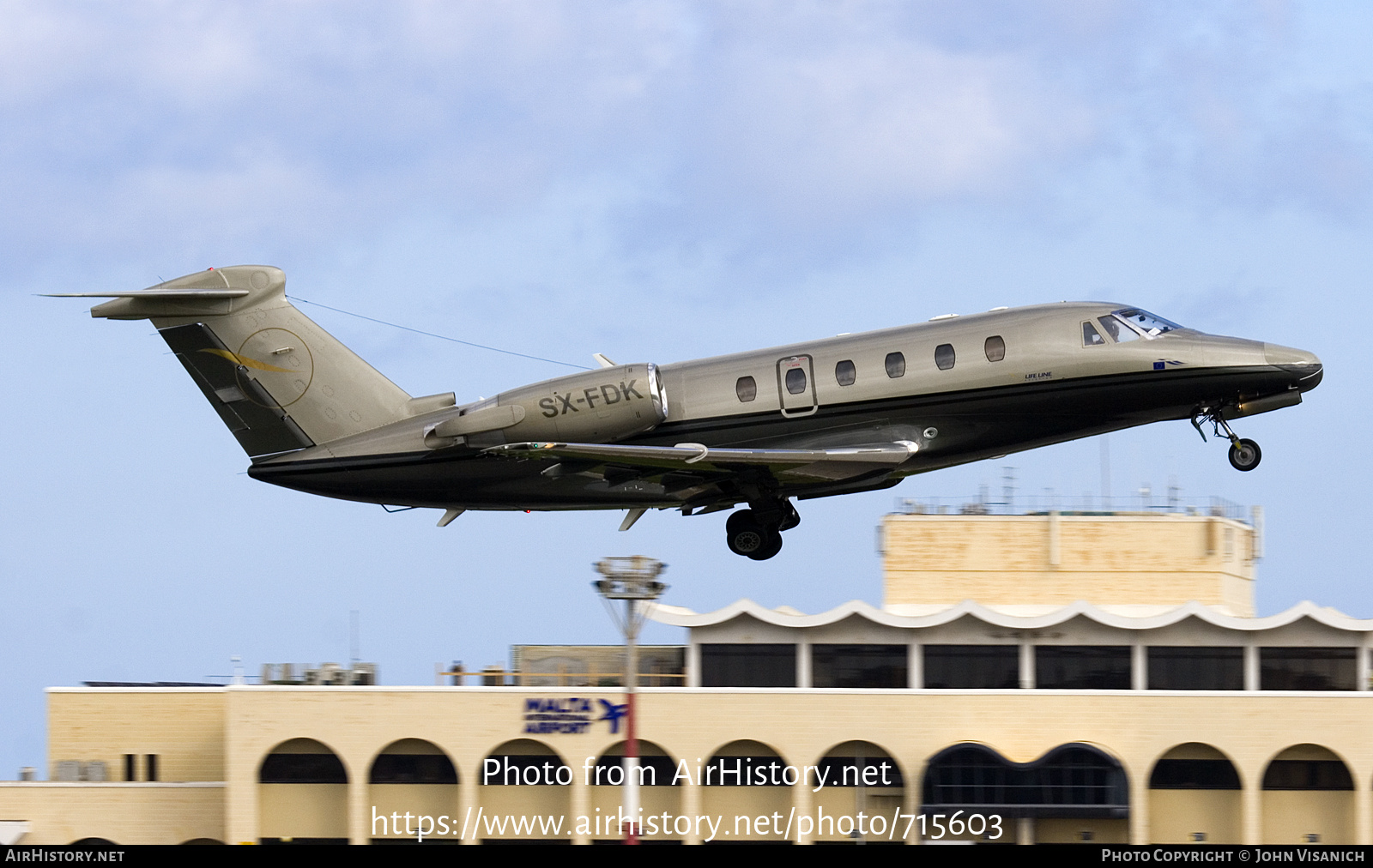 Aircraft Photo of SX-FDK | Cessna 650 Citation III | Life Line Aviation | AirHistory.net #715603