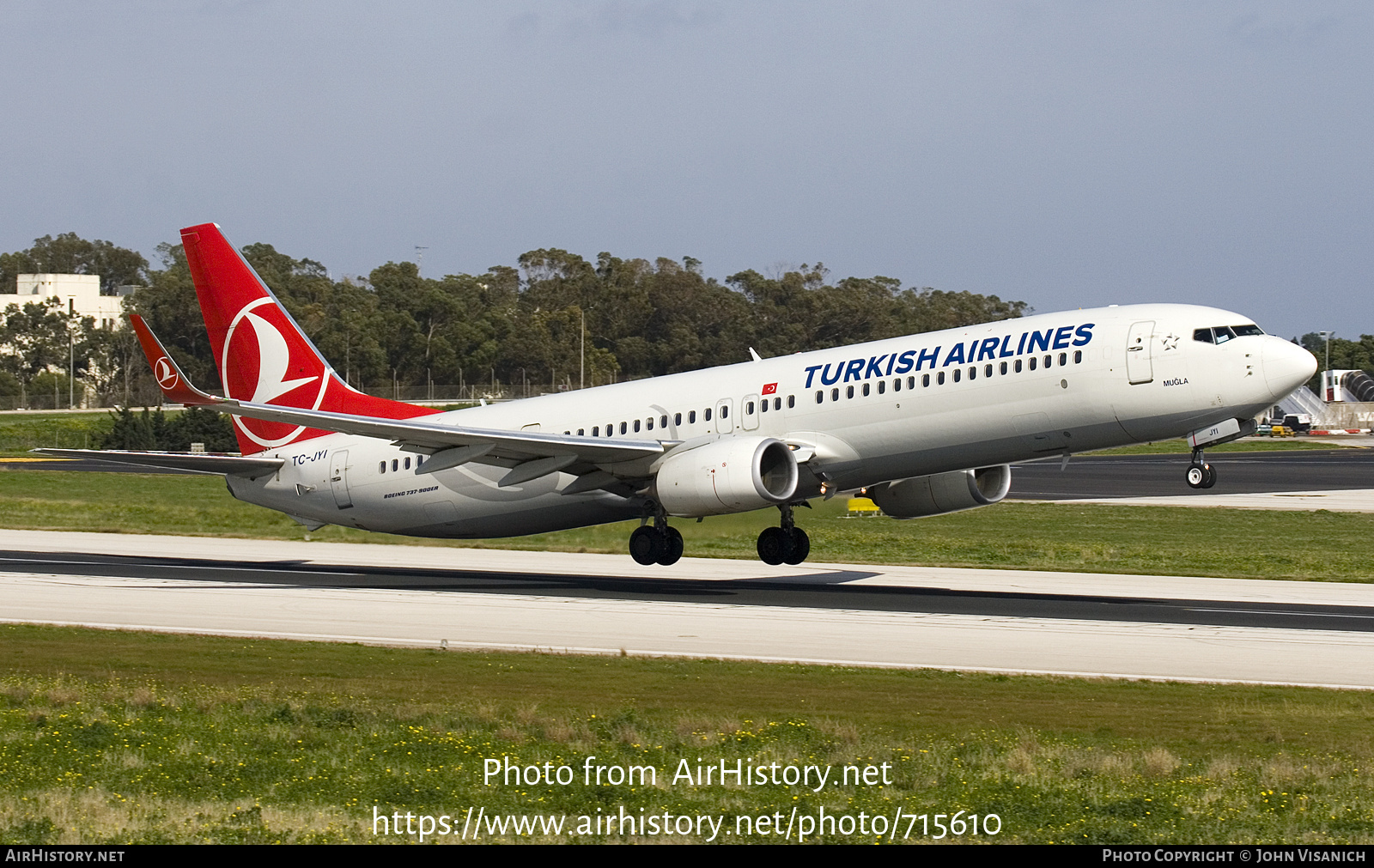 Aircraft Photo of TC-JYI | Boeing 737-9F2/ER | Turkish Airlines | AirHistory.net #715610