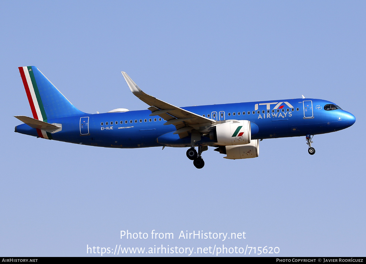 Aircraft Photo of EI-HJE | Airbus A320-271N | ITA Airways | AirHistory.net #715620