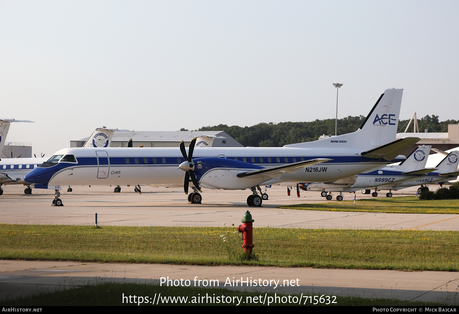 Aircraft Photo of N216JW | Saab 2000 | ACE - Air Charter Express | AirHistory.net #715632