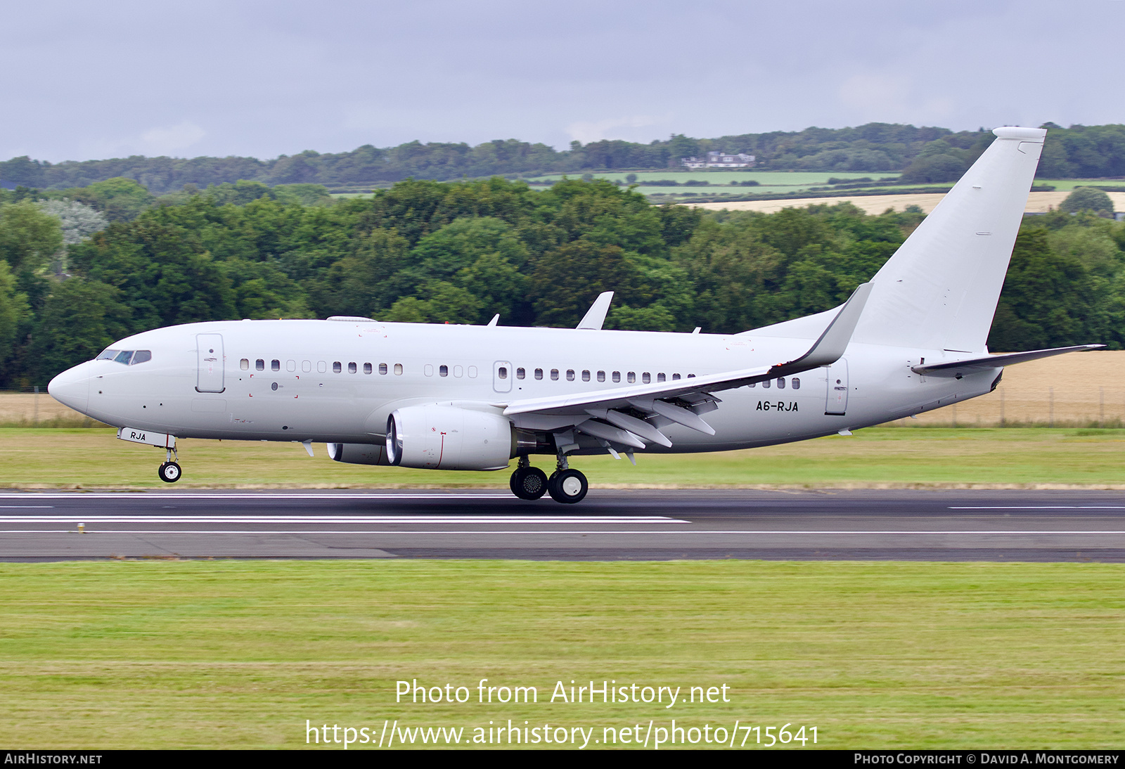 Aircraft Photo of A6-RJA | Boeing 737-7KK BBJ | AirHistory.net #715641