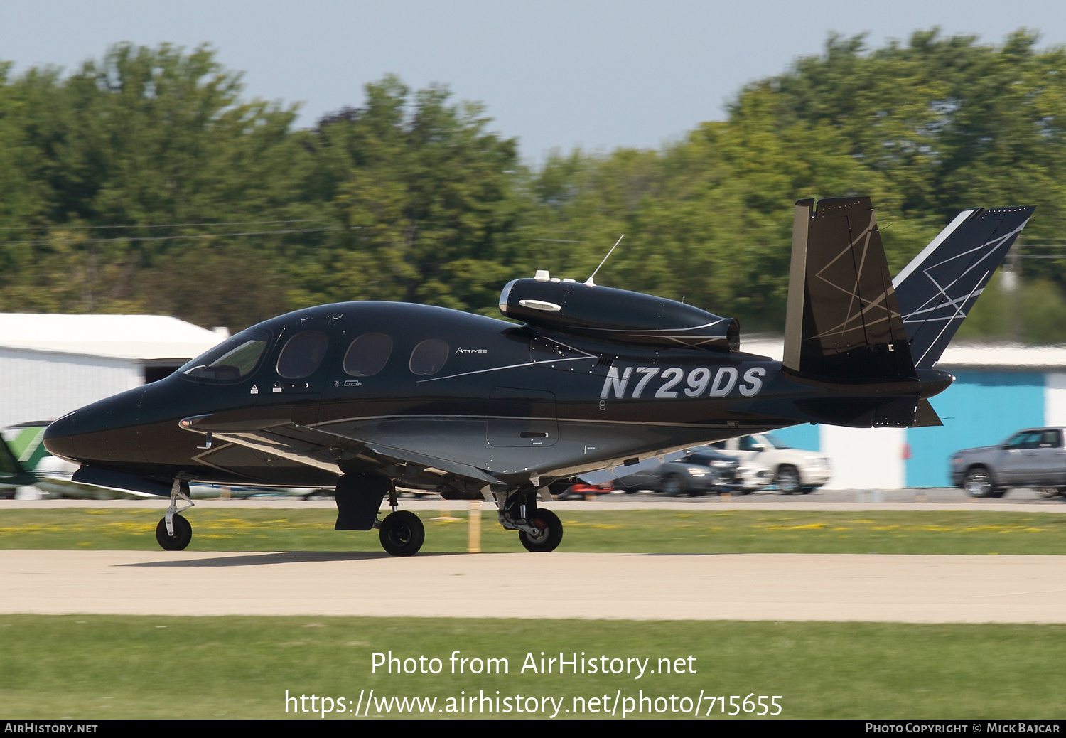 Aircraft Photo of N729DS | Cirrus SF-50 Vision G2+ Arrivee | AirHistory.net #715655