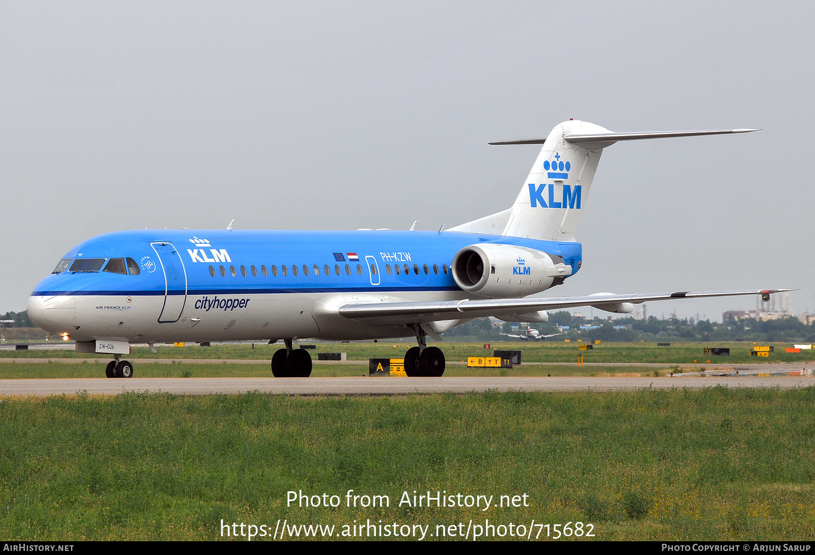 Aircraft Photo of PH-KZW | Fokker 70 (F28-0070) | KLM Cityhopper | AirHistory.net #715682