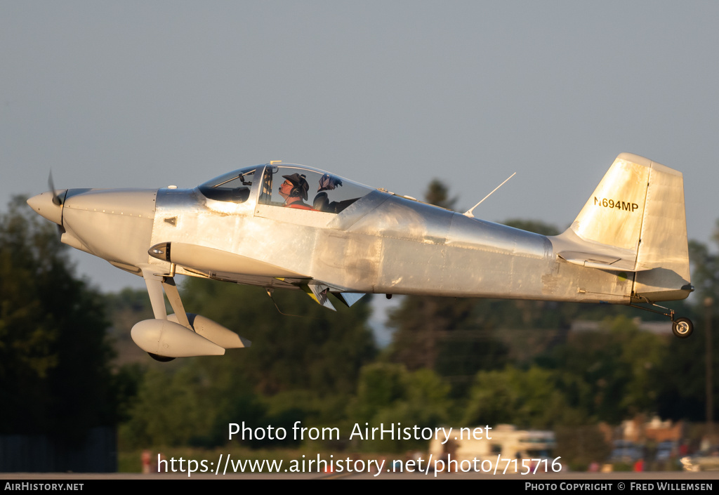 Aircraft Photo of N694MP | Van's RV-6 | AirHistory.net #715716