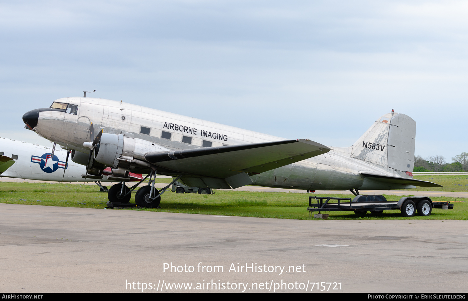 Aircraft Photo of N583V | Douglas DC-3(C) | Airborne Imaging | AirHistory.net #715721