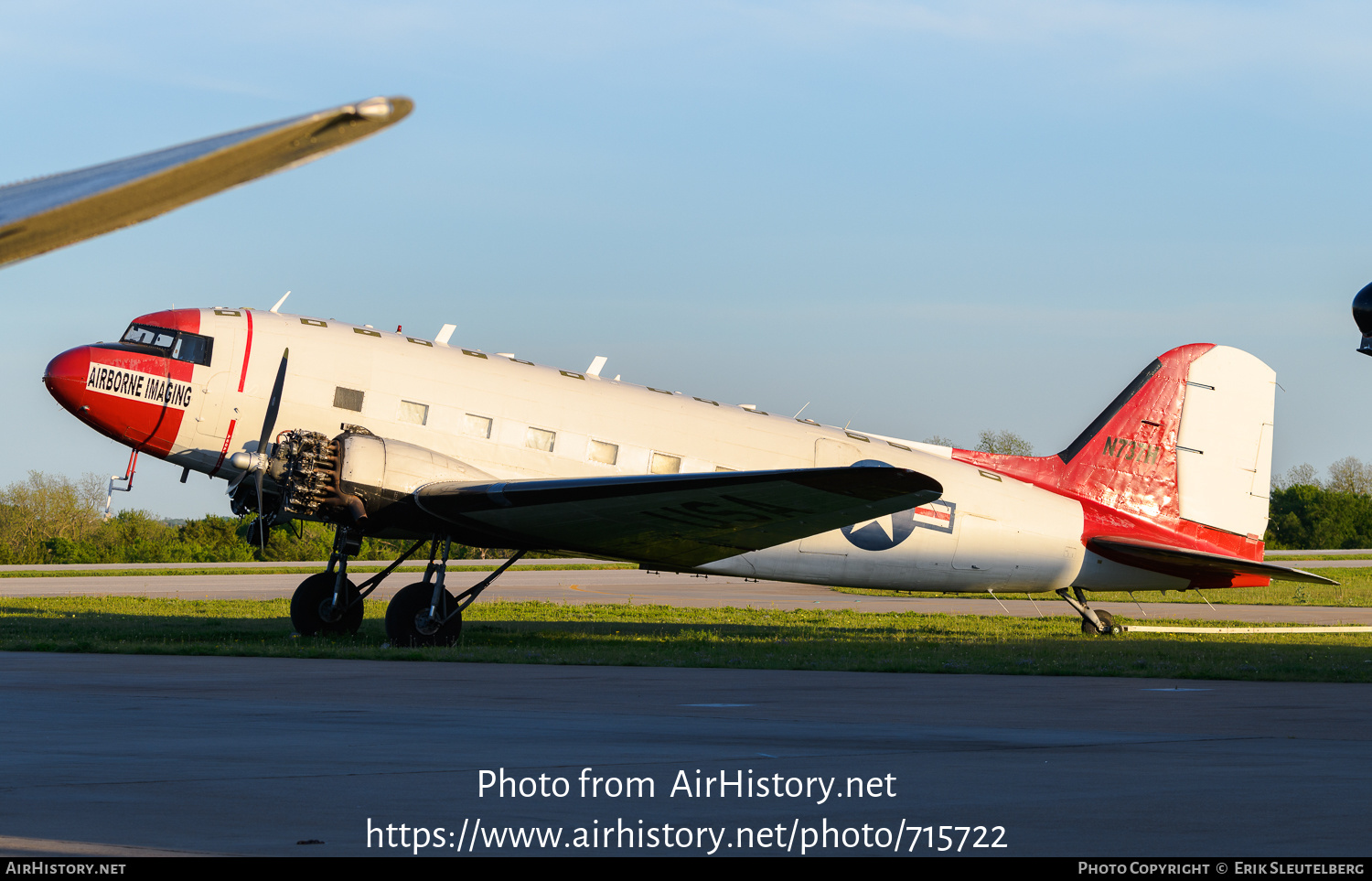 Aircraft Photo of N737H | Douglas DC-3(C) | Airborne Imaging | USA - Marines | AirHistory.net #715722