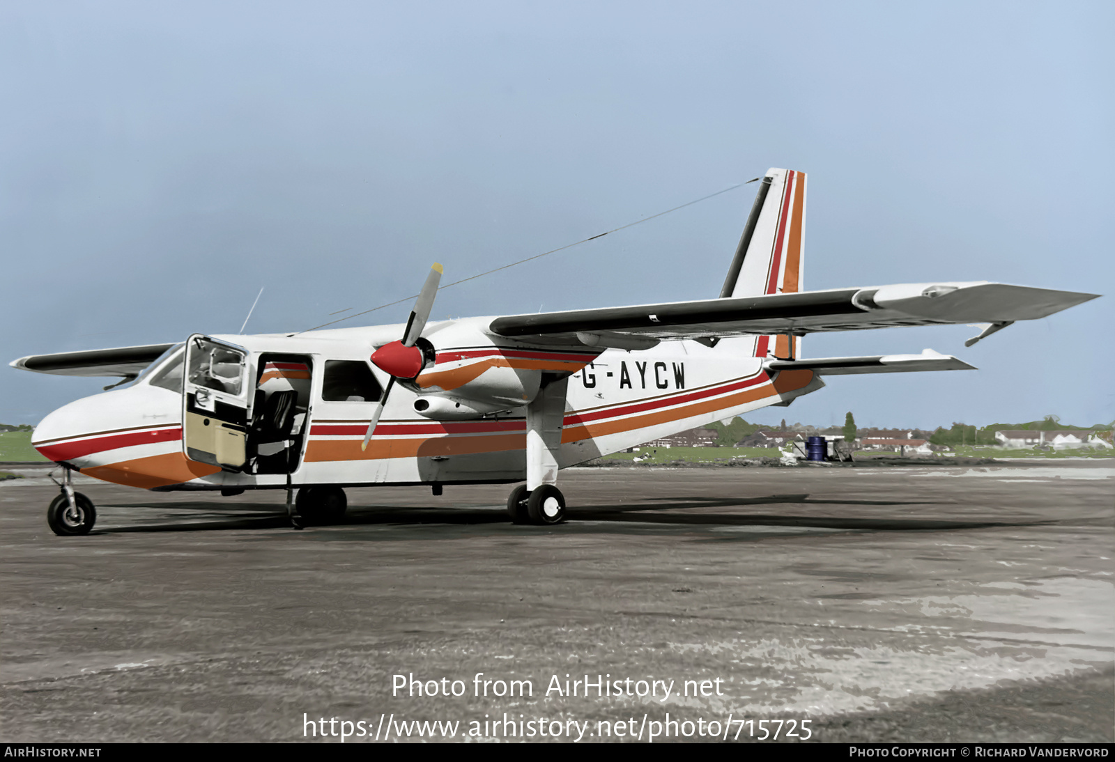 Aircraft Photo of G-AYCW | Britten-Norman BN-2A-6 Islander | Britten-Norman | AirHistory.net #715725