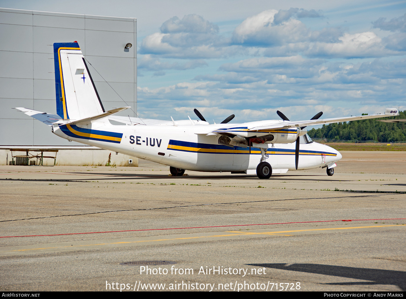 Aircraft Photo of SE-IUV | Rockwell 690C Jetprop 840 | AirHistory.net #715728