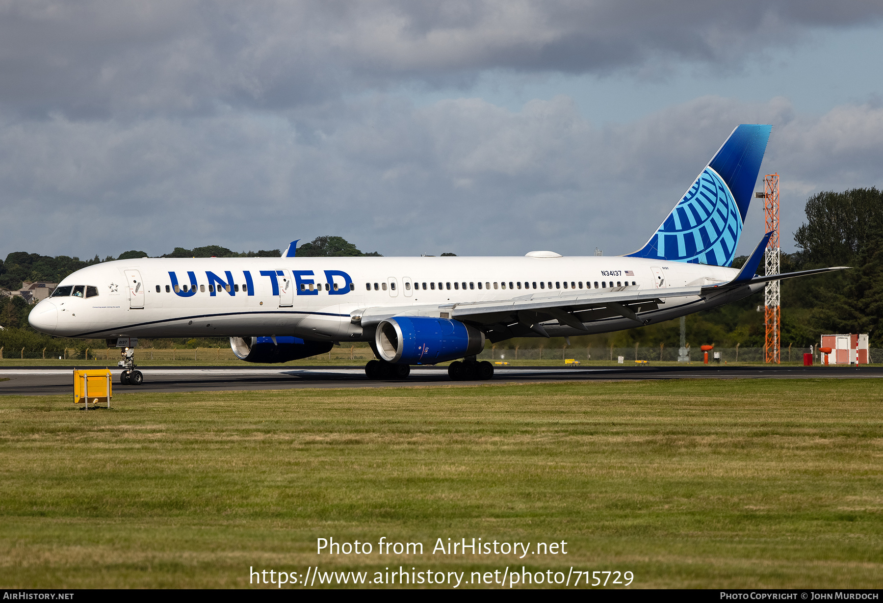 Aircraft Photo of N34137 | Boeing 757-224 | United Airlines | AirHistory.net #715729