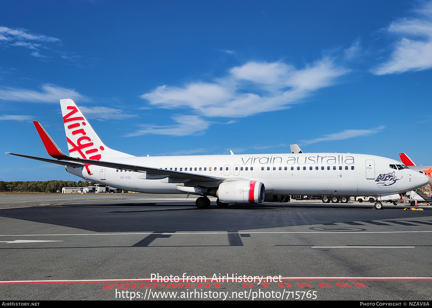 Aircraft Photo of VH-VOL | Boeing 737-8FE | Virgin Australia Airlines | AirHistory.net #715765