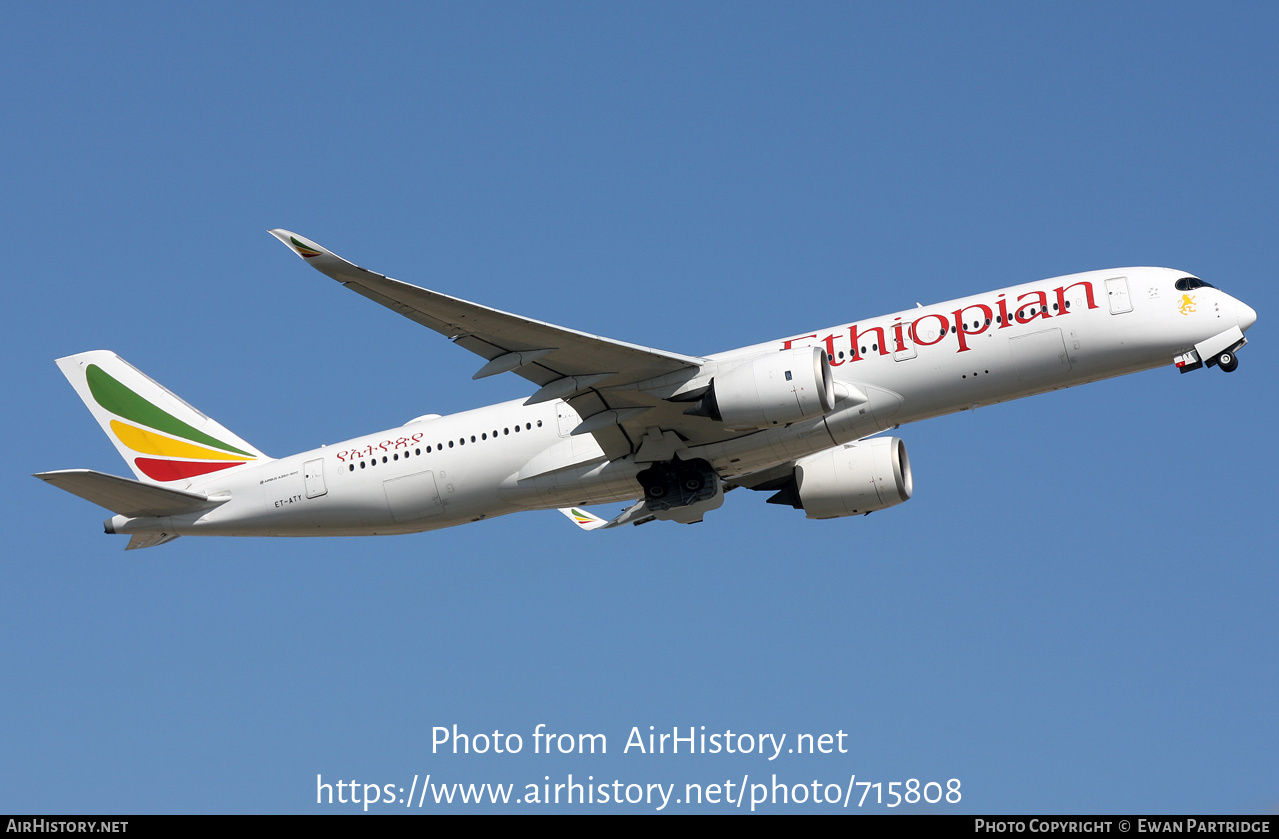 Aircraft Photo of ET-ATY | Airbus A350-941 | Ethiopian Airlines | AirHistory.net #715808