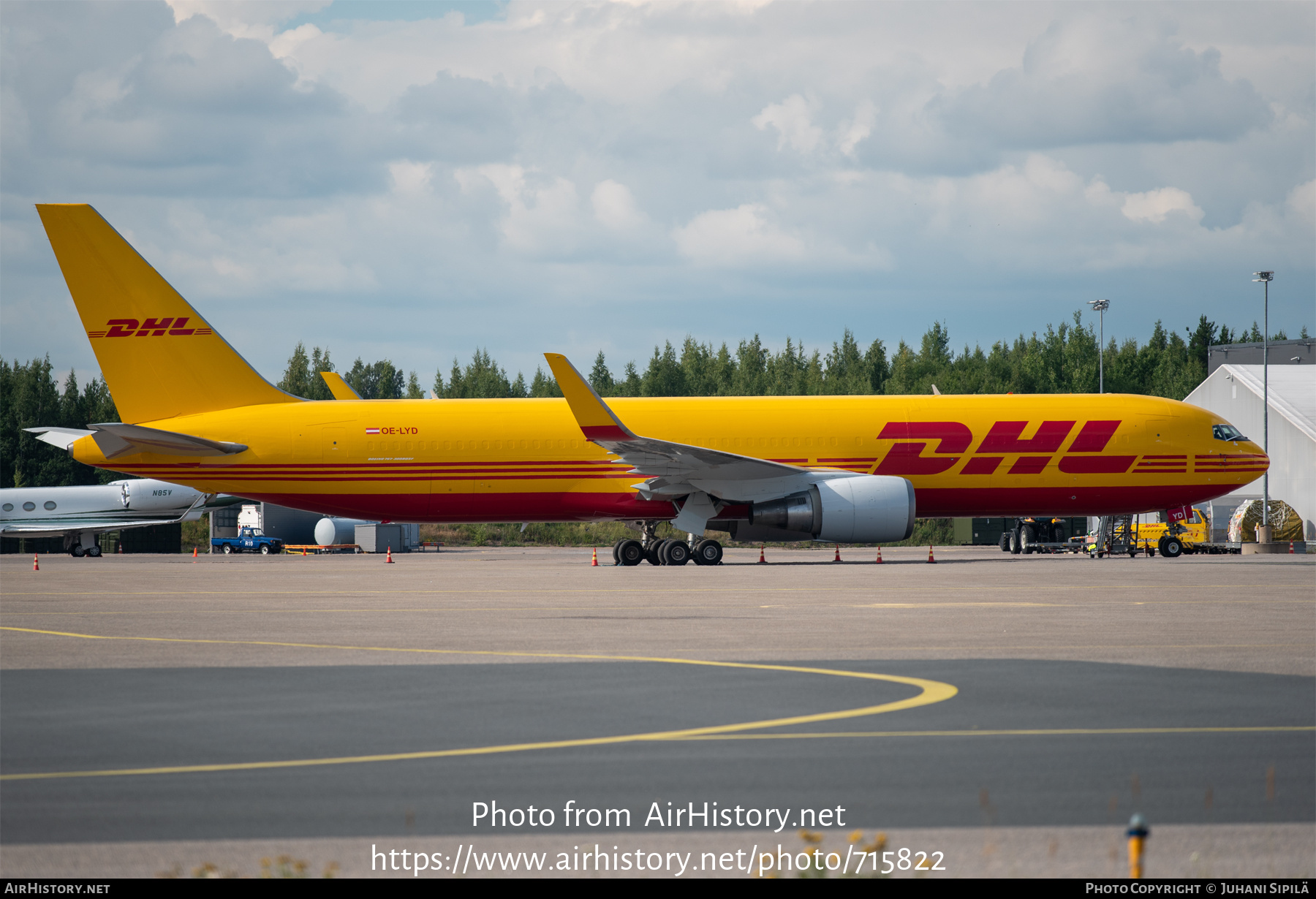 Aircraft Photo of OE-LYD | Boeing 767-304/ER(BDSF) | DHL International | AirHistory.net #715822