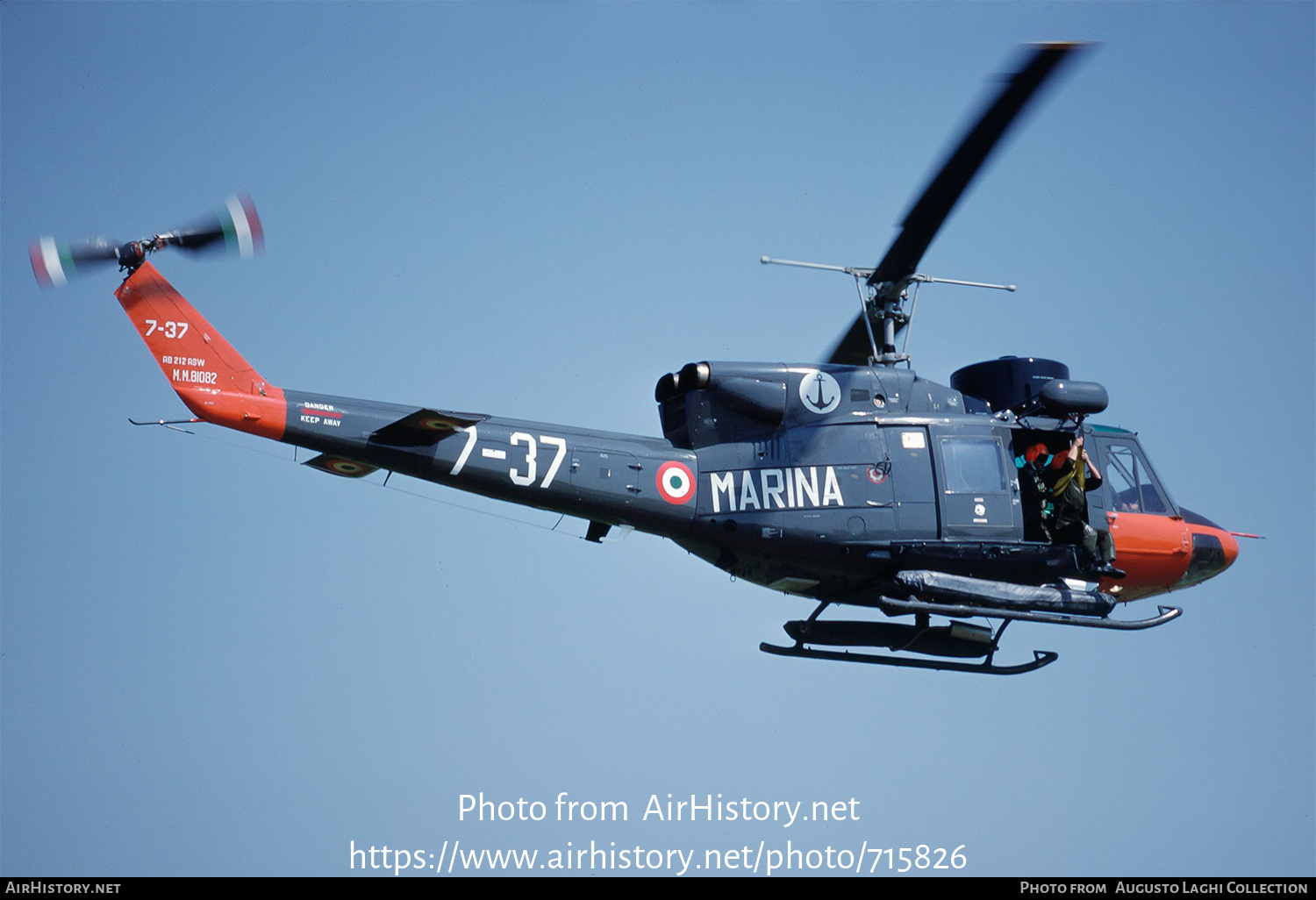 Aircraft Photo of MM81082 | Agusta AB-212ASW | Italy - Navy | AirHistory.net #715826