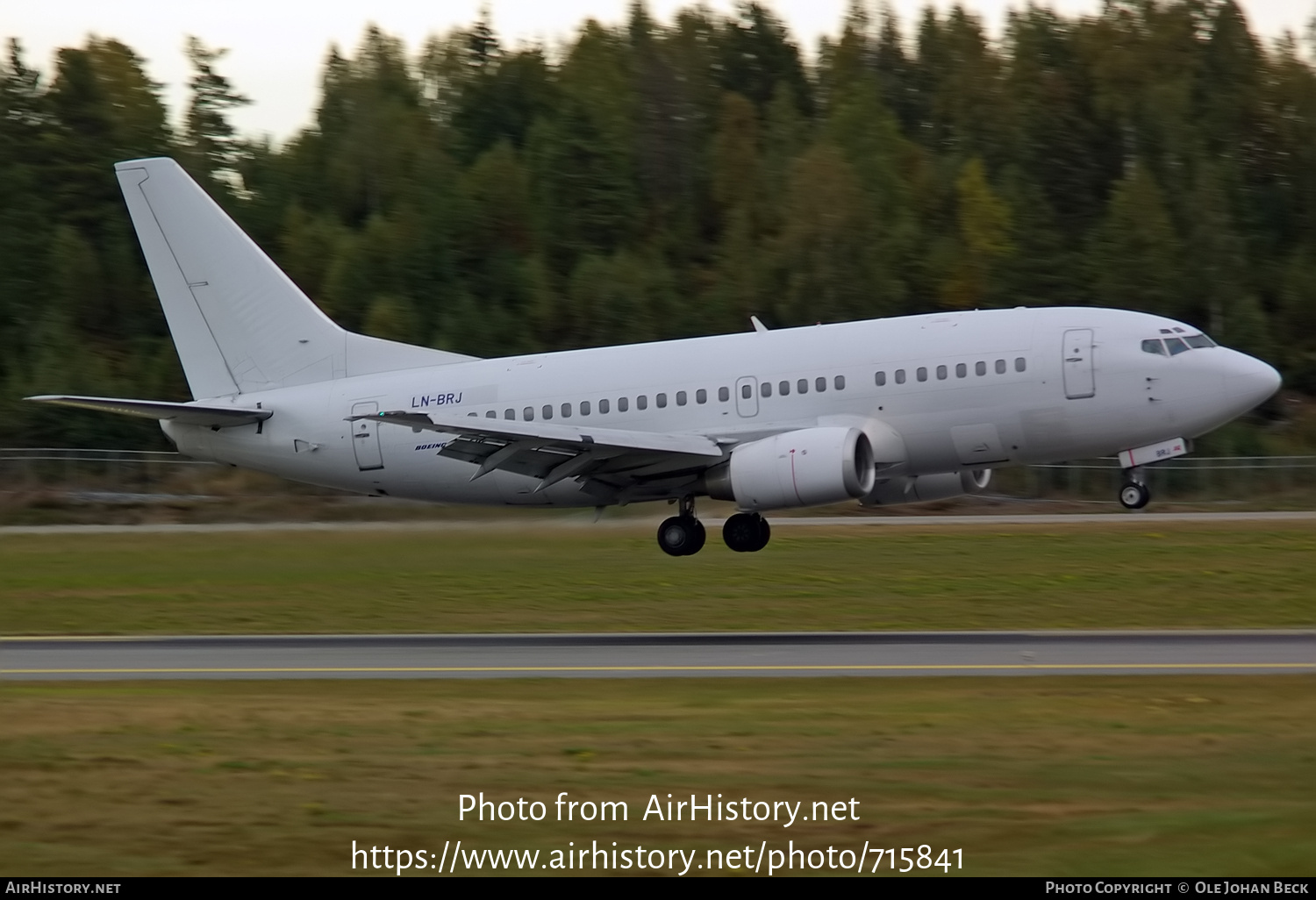 Aircraft Photo of LN-BRJ | Boeing 737-505 | AirHistory.net #715841