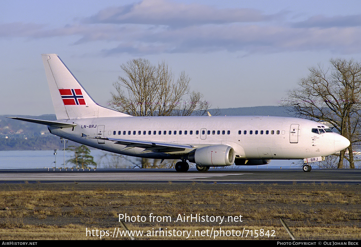 Aircraft Photo of LN-BRJ | Boeing 737-505 | Braathens SAFE | AirHistory.net #715842