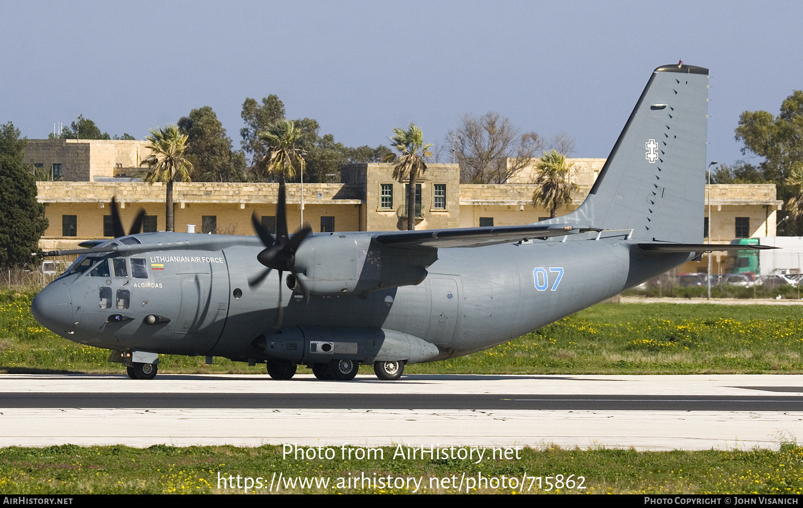 Aircraft Photo of 07 | Alenia C-27J Spartan | Lithuania - Air Force | AirHistory.net #715862